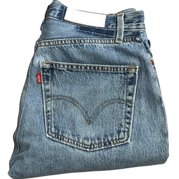 RE/DONE x Levi's The Crawford 28 Medium Blue Mid Rise Reworked Button Fly 31x31 - Picture 9 of 11